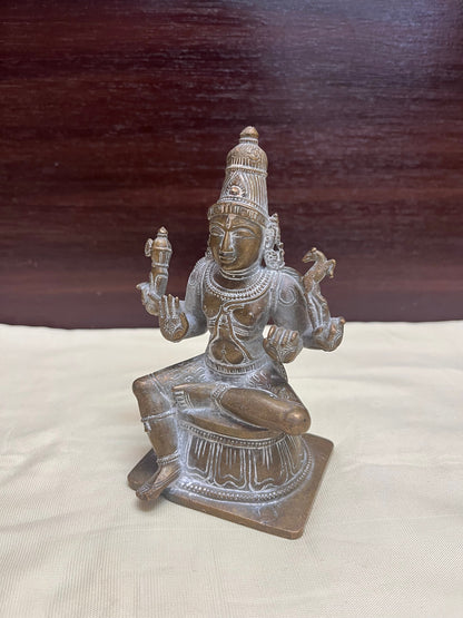 Vintage bronze made idol of Shiva , Chandrashekara from south