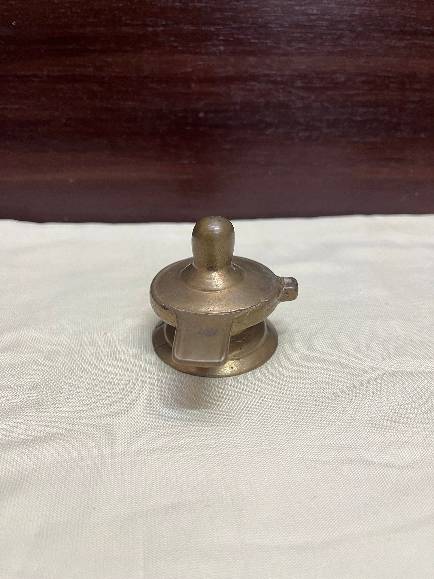 Vintage bronze made shiva linga