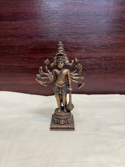 Prasiddh Copper Idols presents copper idol of Panchamukhi hanuman