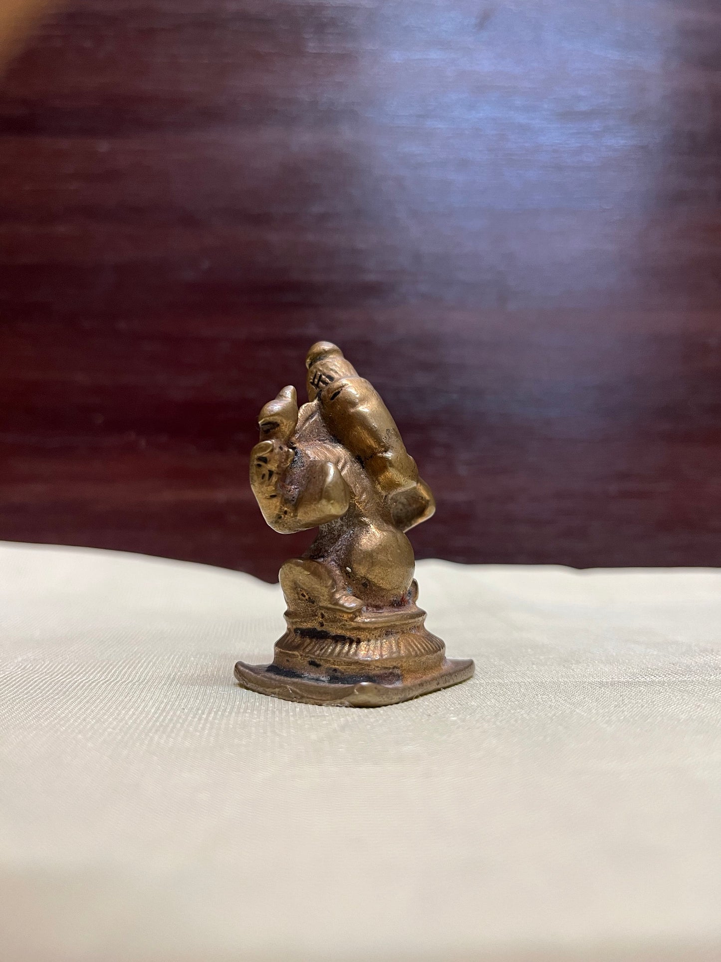 Vintage bronze made ganesha idol