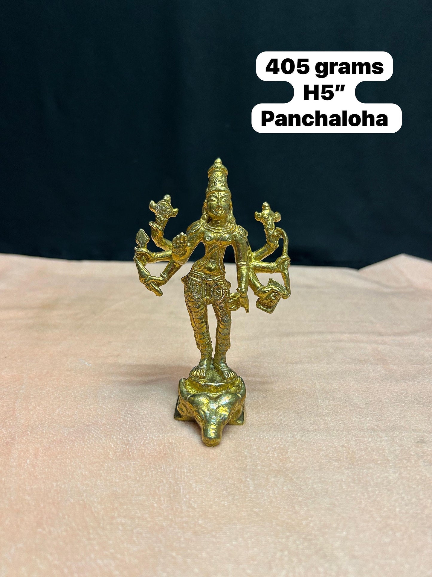 Prasiddh copper idols presents panchaloha idol of pateeshwaram durga/ Durgi/ Kali