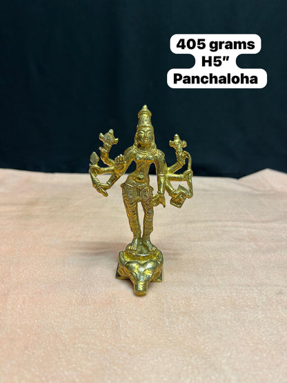 Prasiddh copper idols presents panchaloha idol of pateeshwaram durga/ Durgi/ Kali