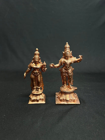 Prasiddh copper idols presents Copper idol of sita ramachandra