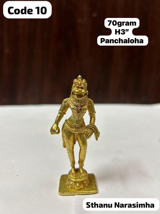 Panchaloha made sthanu narasimha swamy