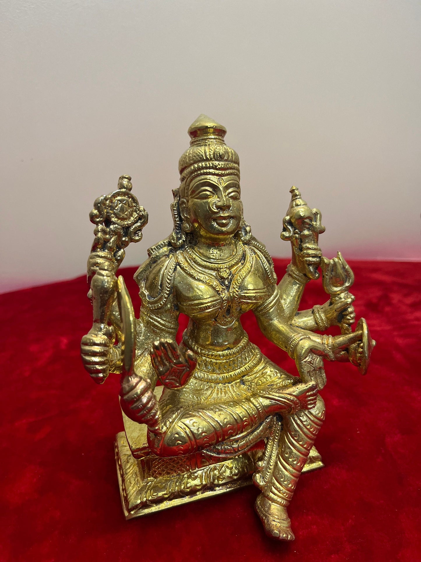 Prasiddh Copper Idols presents panchaloha idol of Karnataka style Durga idol