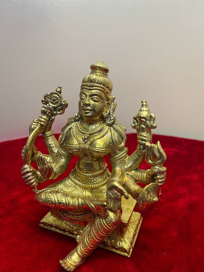 Prasiddh Copper Idols presents panchaloha idol of Karnataka style Durga idol