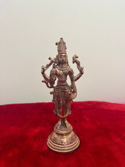 Prasiddh copper idols present copper idol of shiva / standing shiva