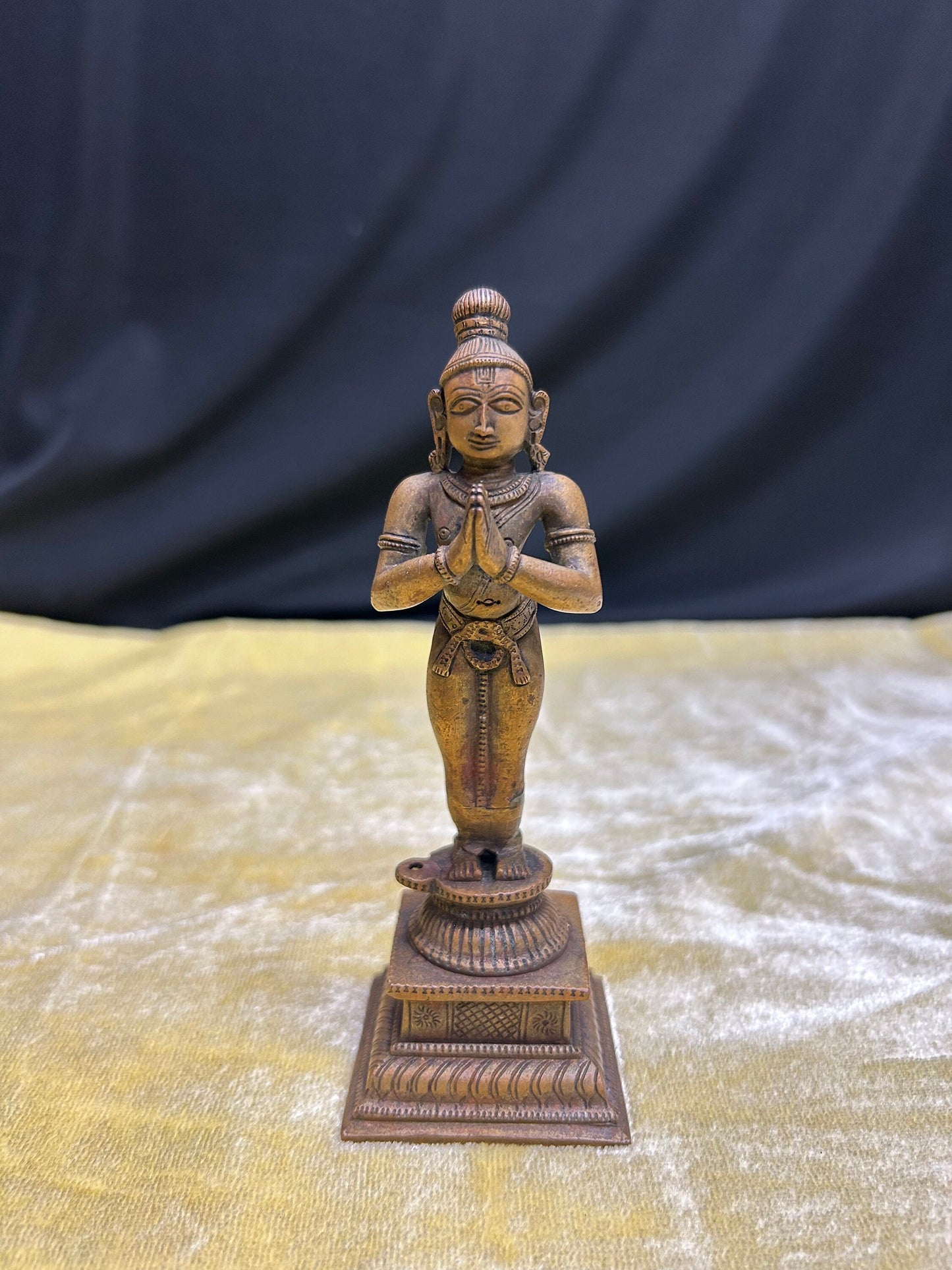 Vintage bronze made tirumangai Alwar