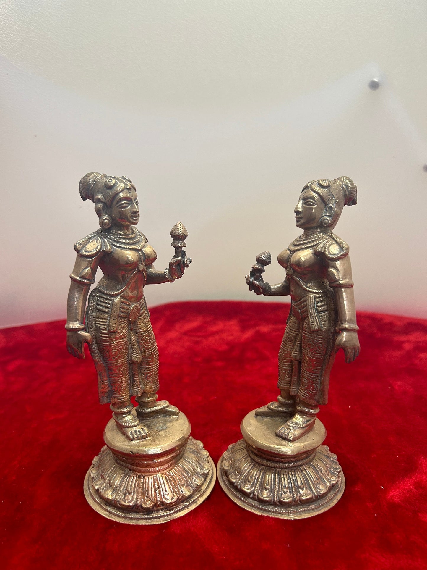 Prasiddh copper idols presents Sridevi Bhudevi idol