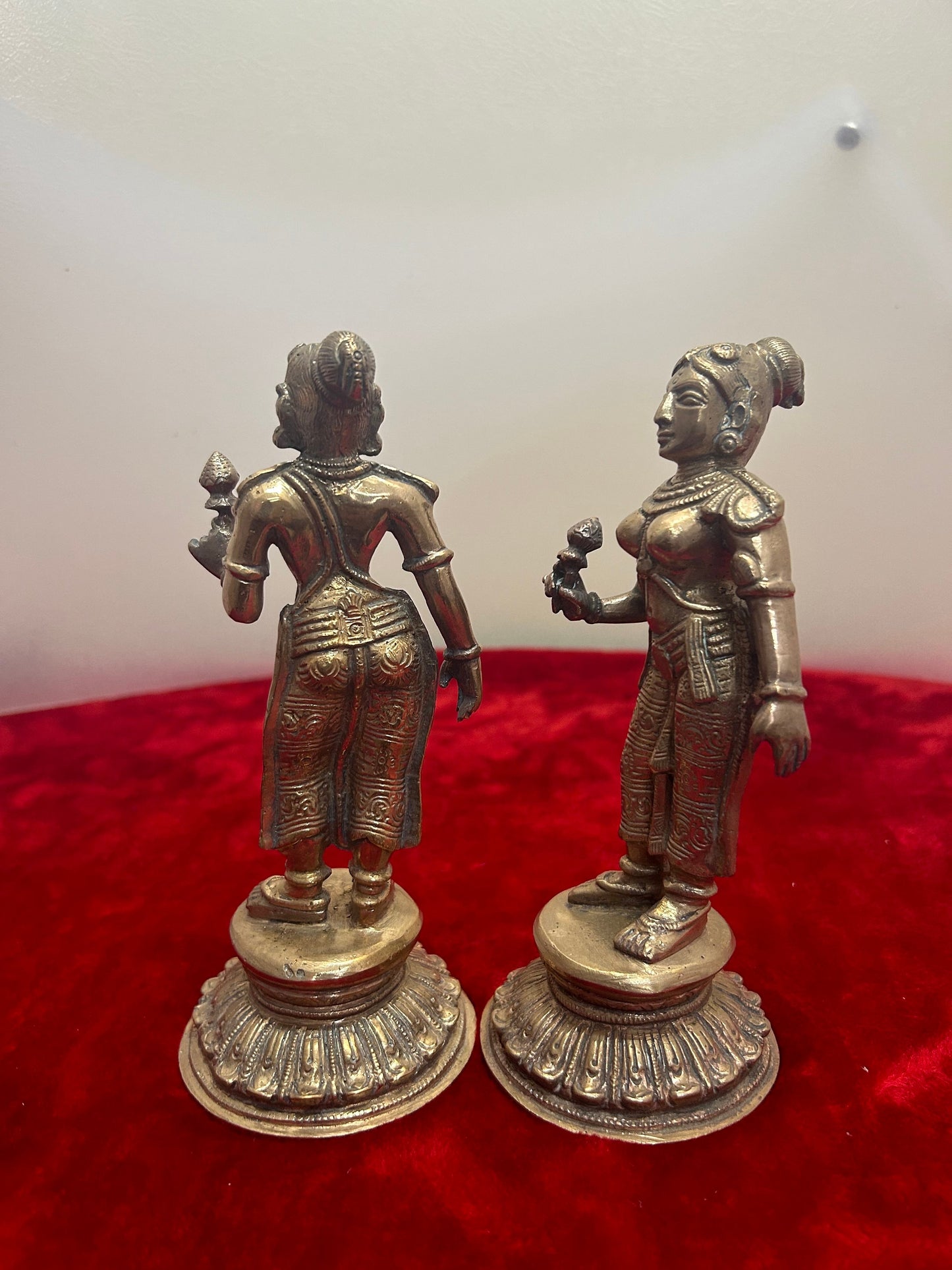 Prasiddh copper idols presents Sridevi Bhudevi idol