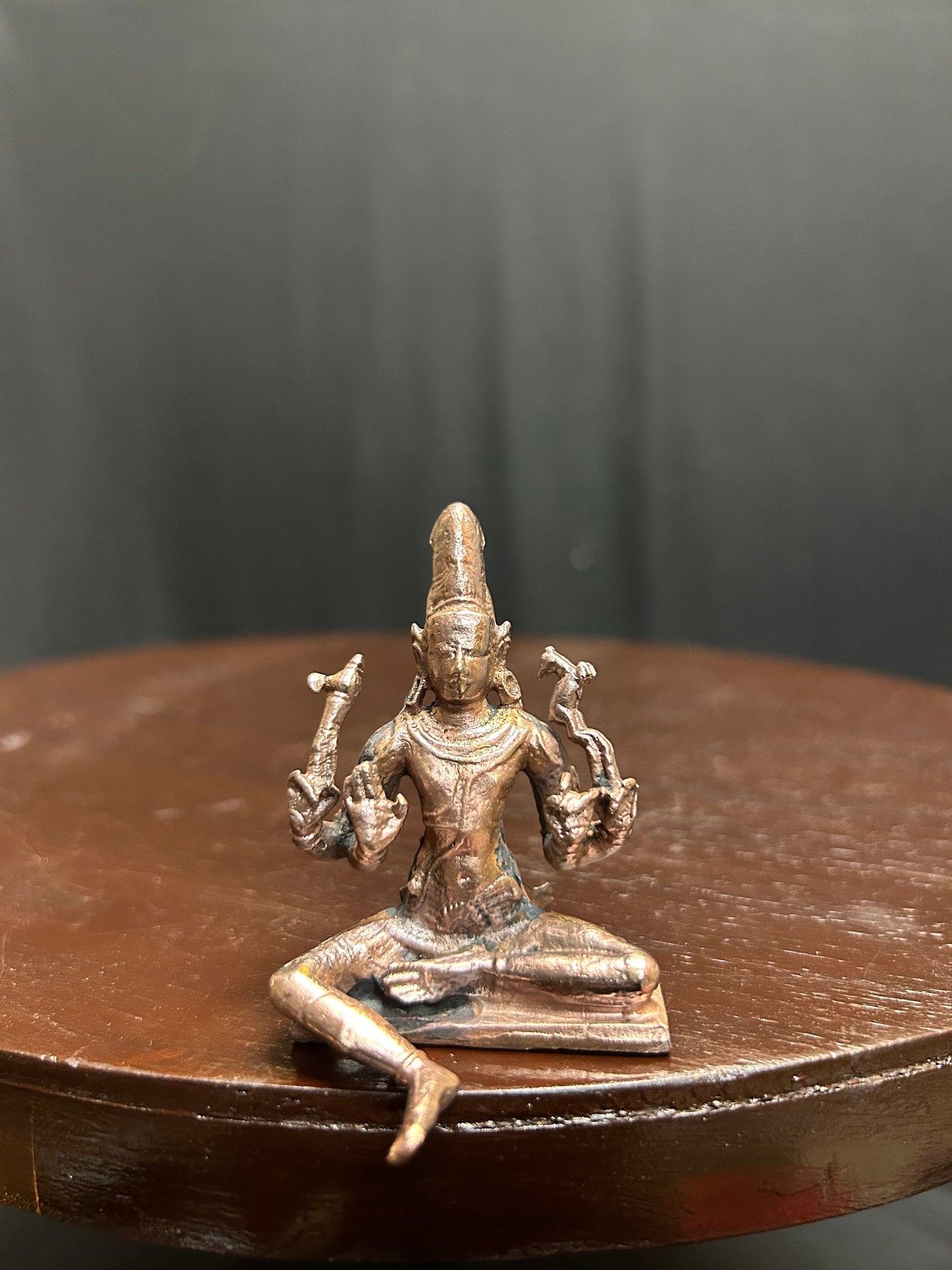 Copper made somashekara idol