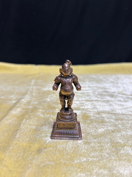 Prasiddh copper idols presenst copper idol of double butter ball krishna