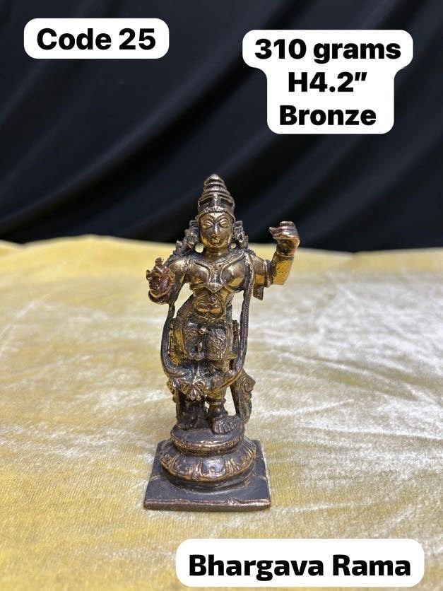 Prasiddh copper idols present bronze idol of Bhargava Rama