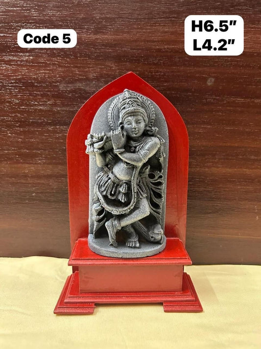 Marble Powder made fine finish old look iconography of Gopala krishna