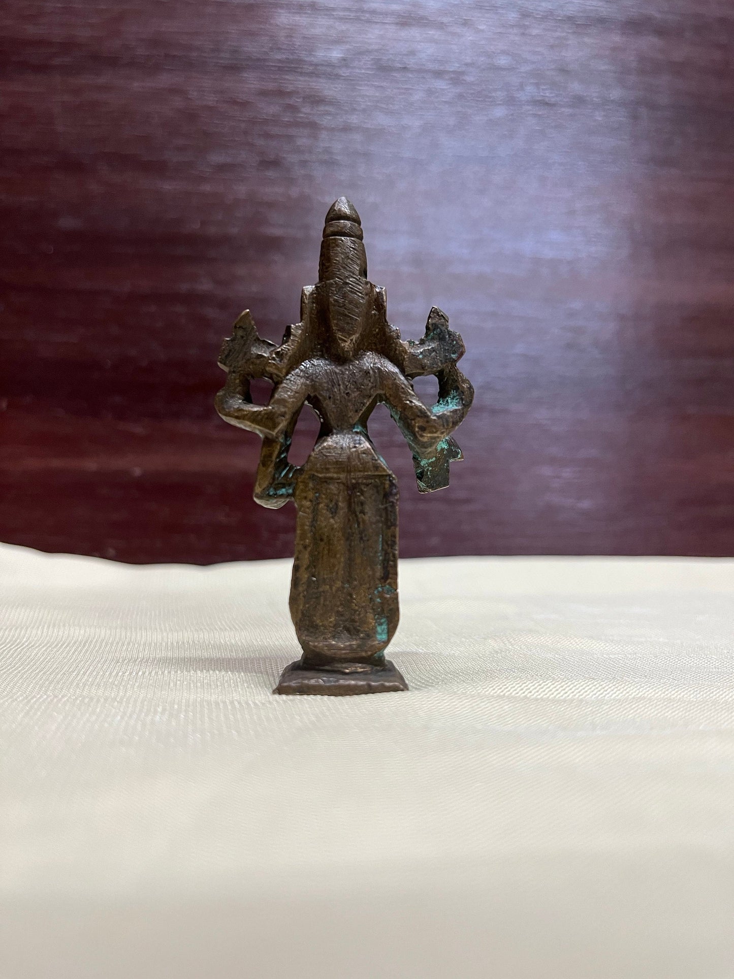 Vintage copper made srinivasa idol