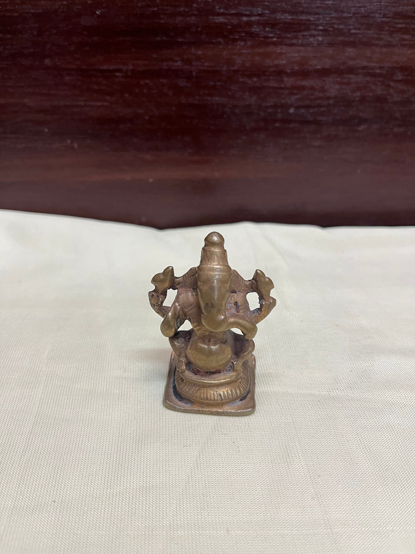 Vintage bronze made ganesha idol