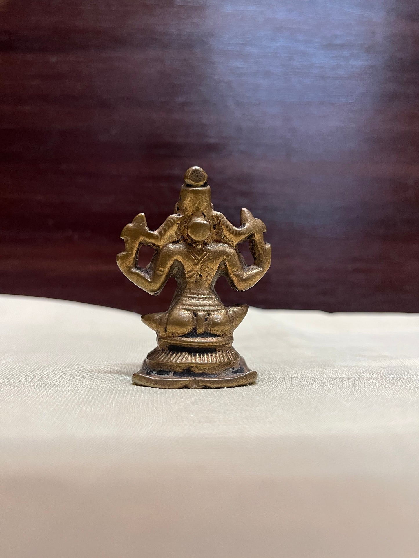 Vintage bronze made ganesha idol