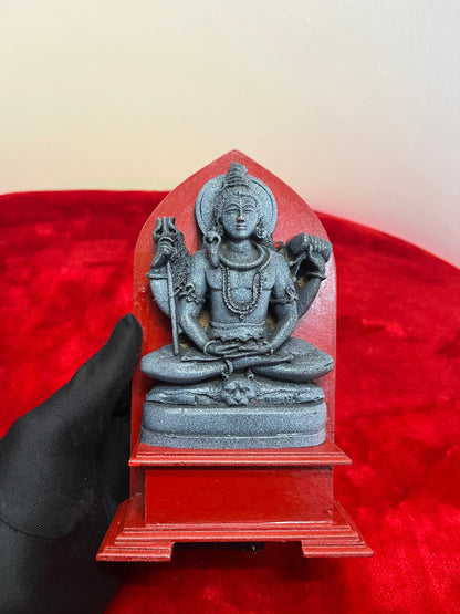 Marble Powder made fine finish old look iconography of Lord shiva