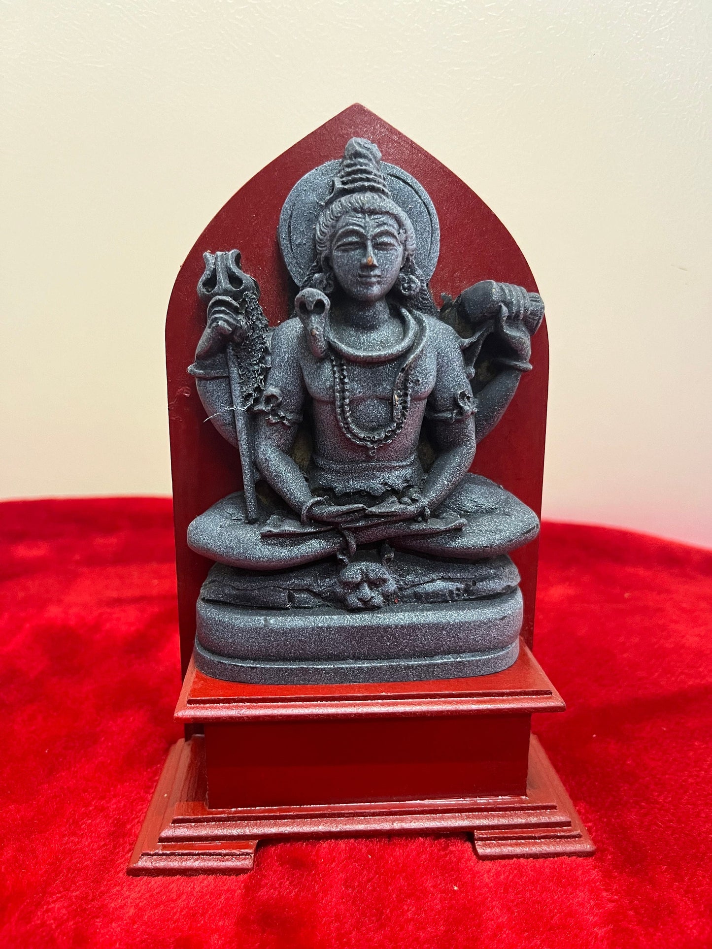 Marble Powder made fine finish old look iconography of Lord shiva