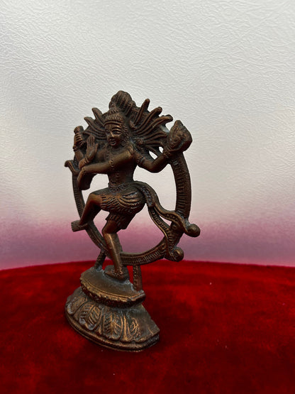 vintage bronze cast natraja idol