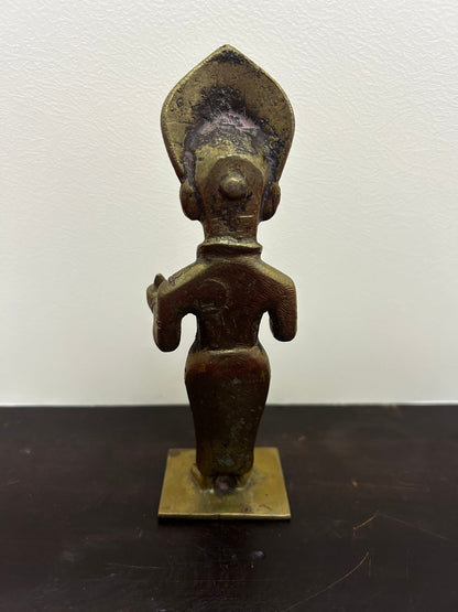 vintage bronze cast bhoota figurine