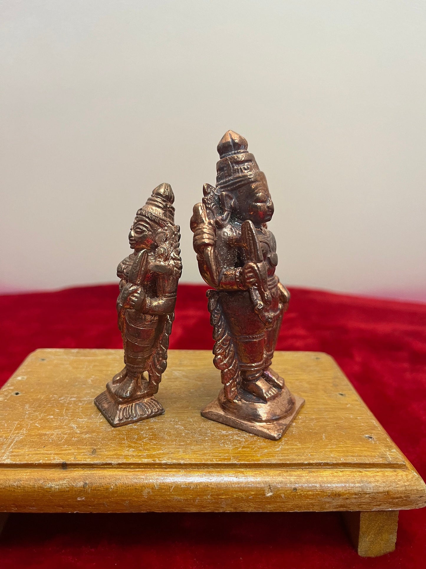 Prasiddh copper idol present copper idol of veerabhadra swamy Bhadrakali