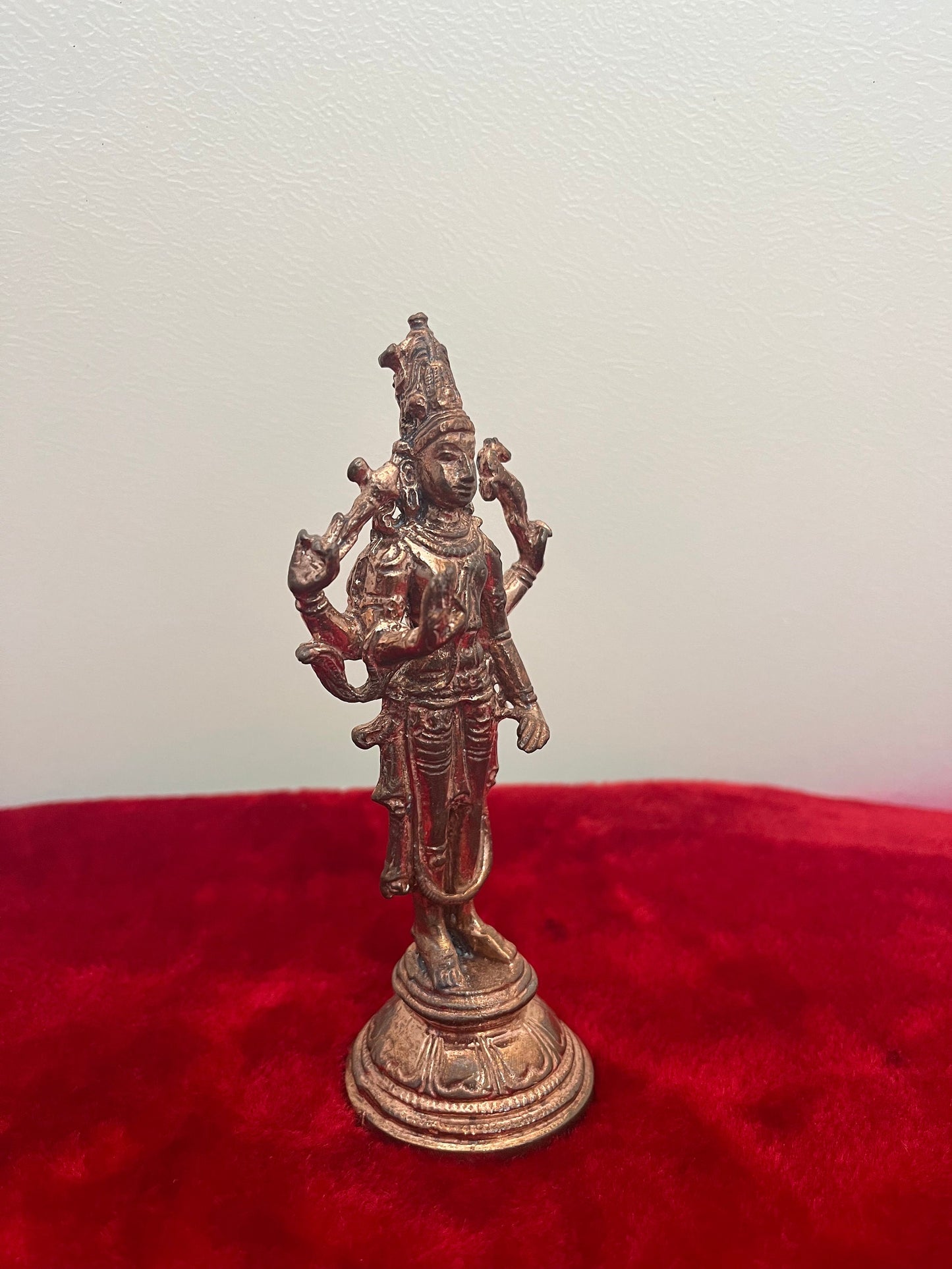 Prasiddh copper idols present copper idol of shiva / standing shiva