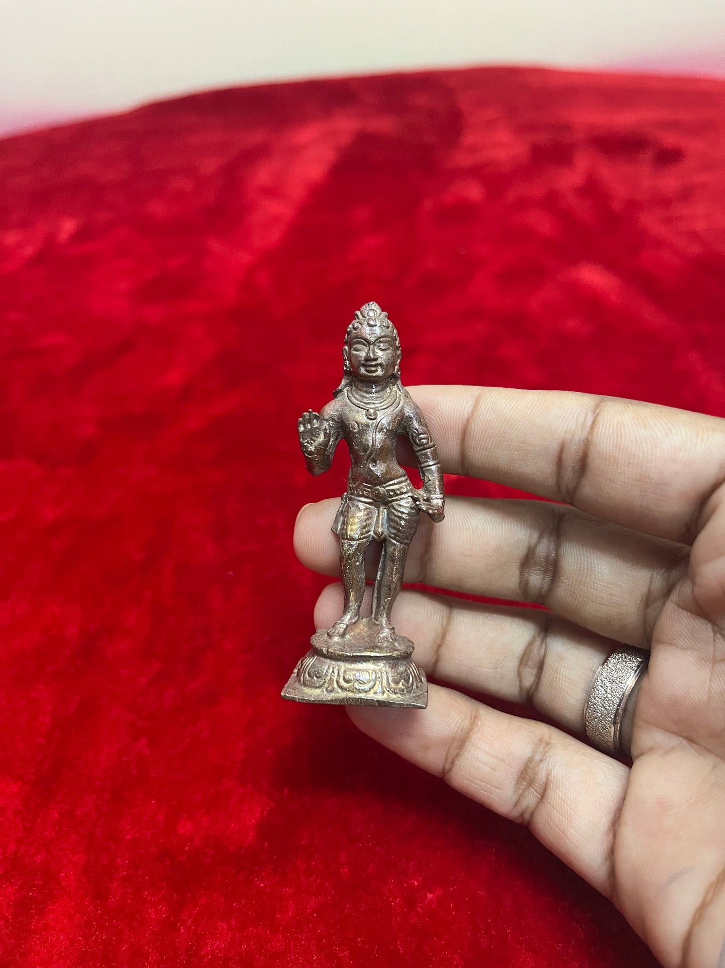 Prasiddh Copper Idols presents copper idol of skanda karthikeya bala subramanya swamy