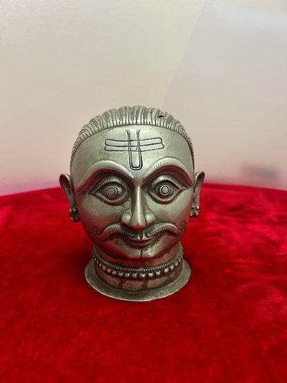 Vintage Bronze made beautiful idol of Mukhalinga from Deccan india