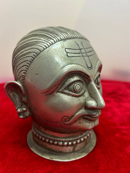 Vintage Bronze made beautiful idol of Mukhalinga from Deccan india