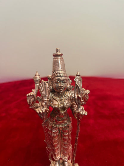 Prasiddh copper idols presents standing goddesses Lalitha Tripurasundari Rajarajeshwari