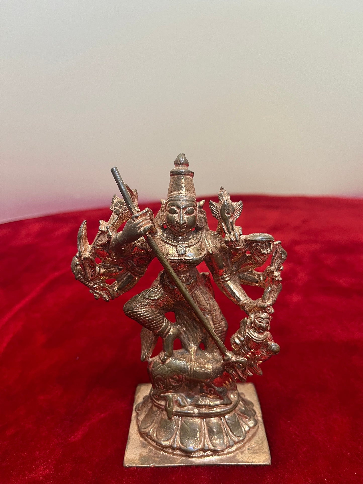 Copper Made Mahishasuramardhini/ Durga/ Kali