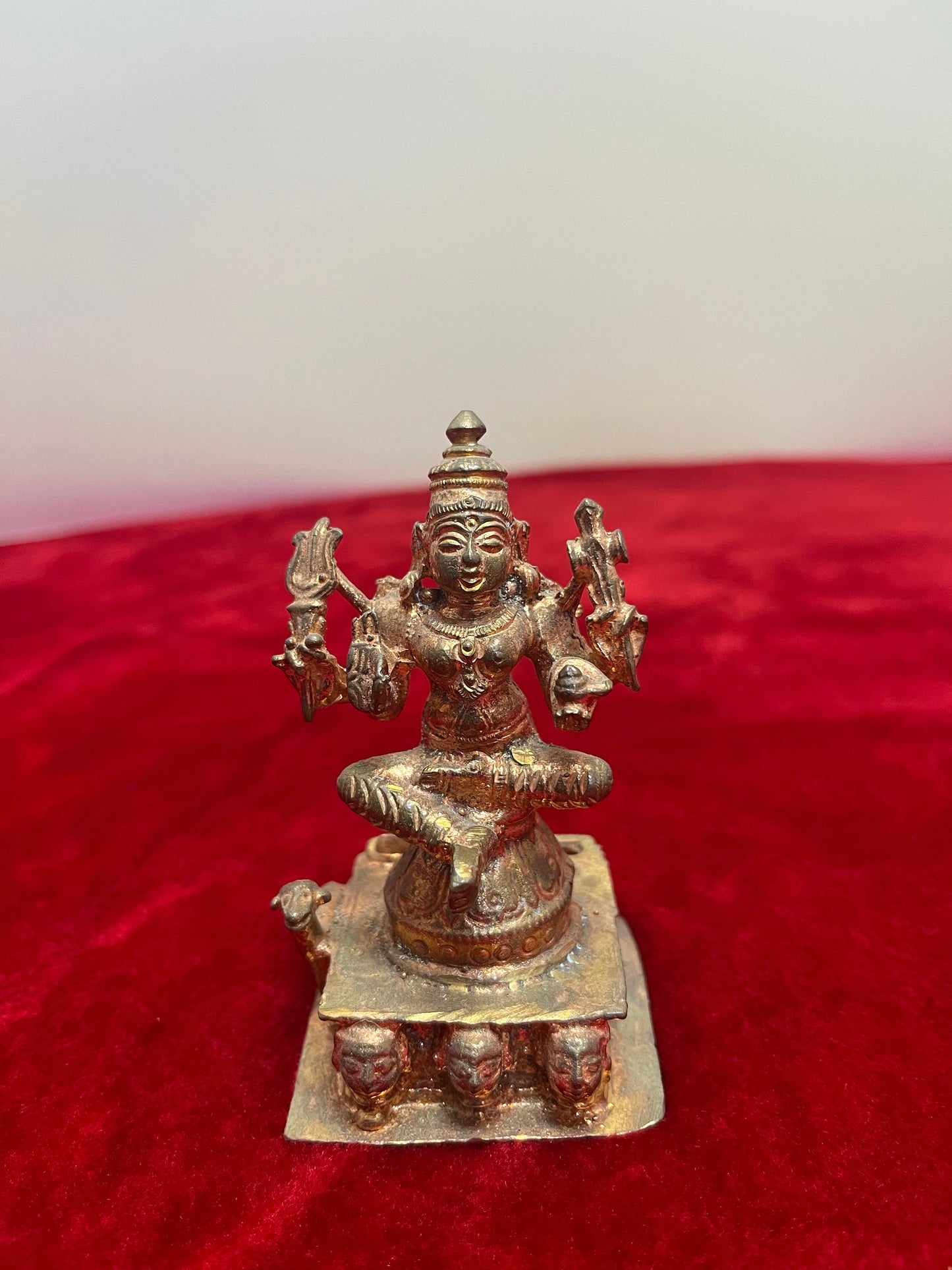 Prasiddh copper idol present copper idol of bhadrakali