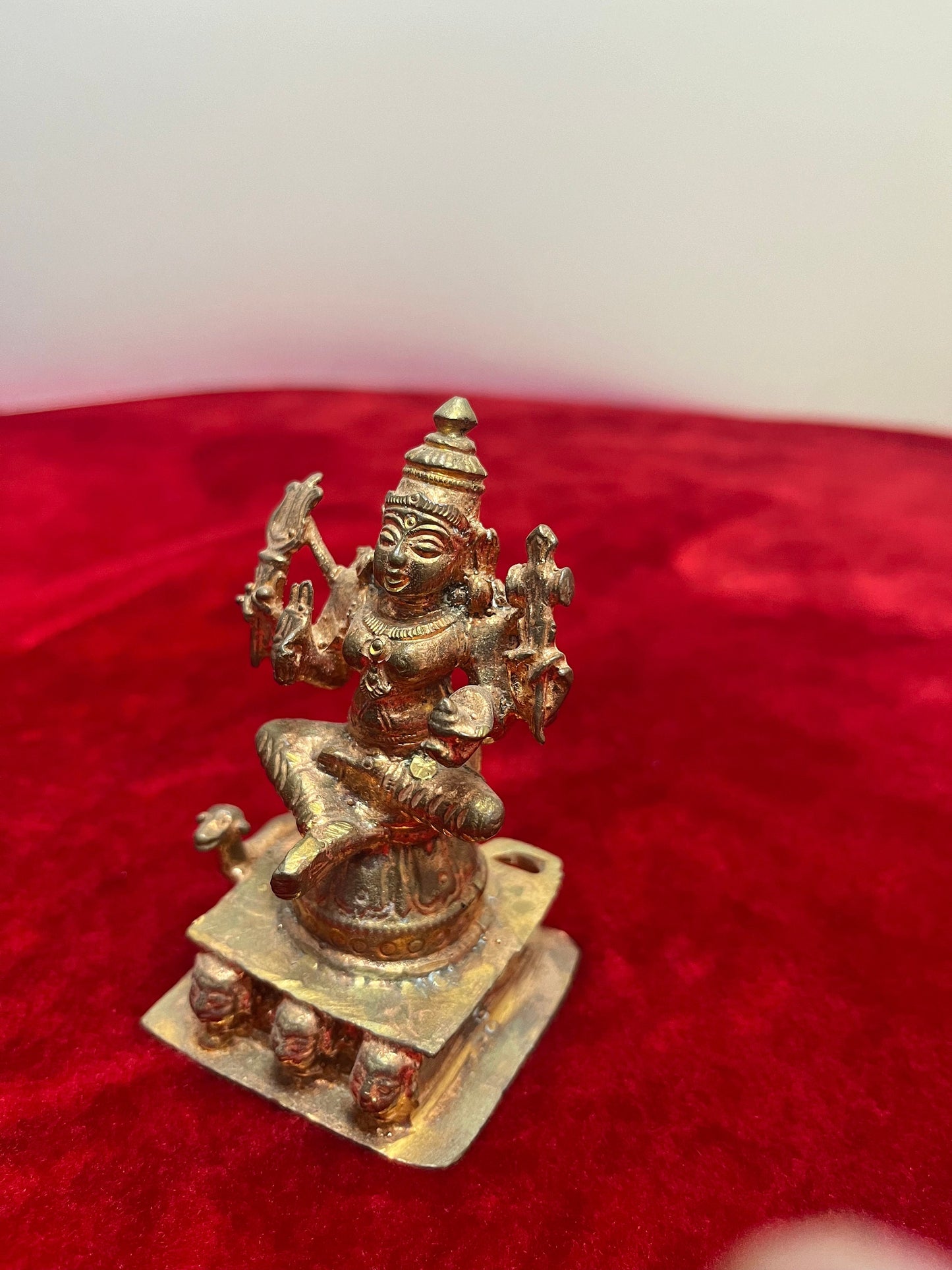 Prasiddh copper idol present copper idol of bhadrakali