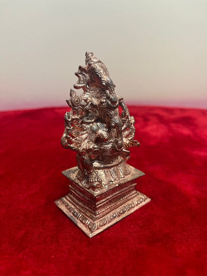 Prasiddh copper idols present copper idol of panchamukhi ganesha