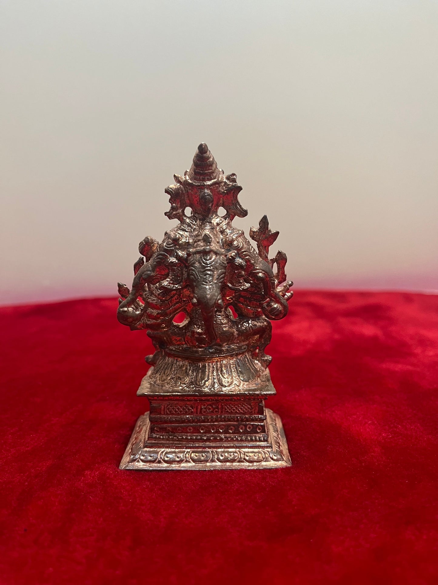 Prasiddh copper idols present copper idol of panchamukhi ganesha