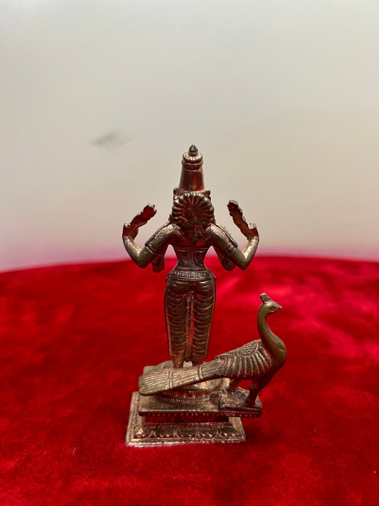 Copper made subramanya swamy/ Karthikeya swamy