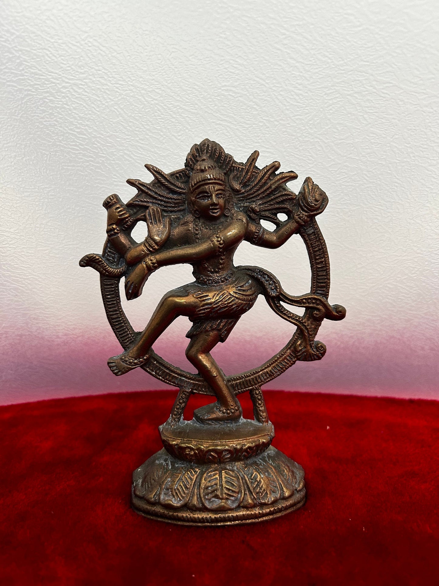 vintage bronze cast natraja idol