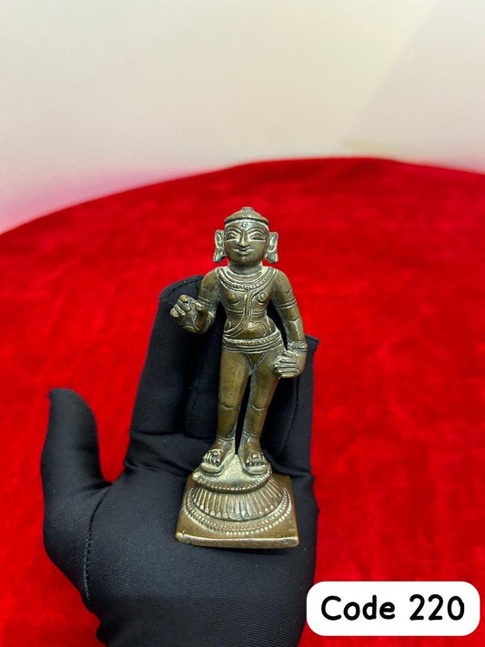 vintage bronze cast murugan ido