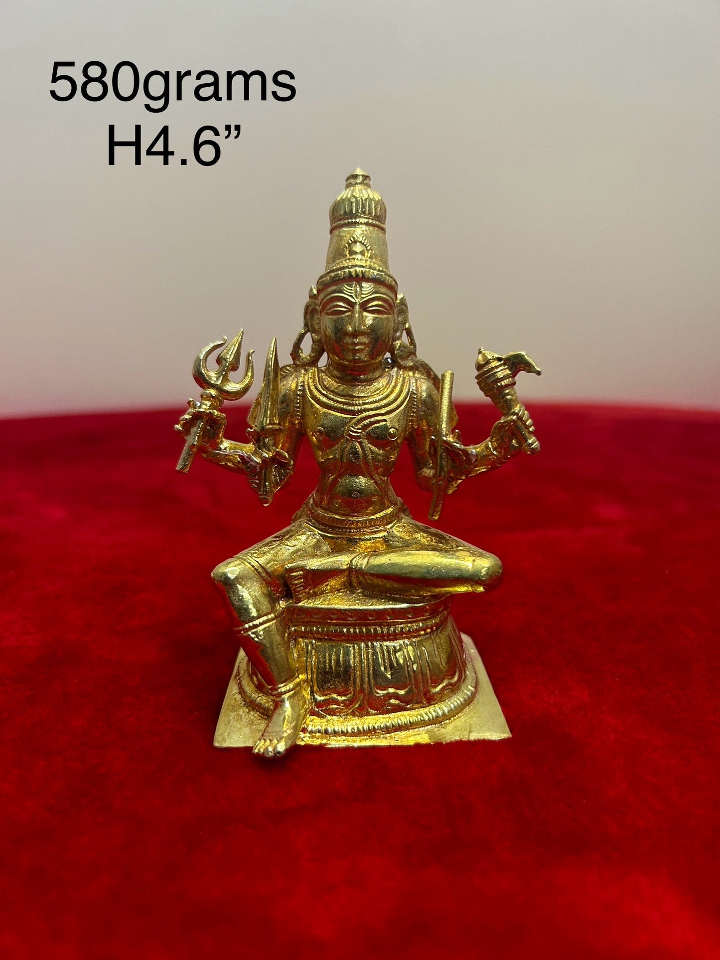 Prasiddh Copper Idols presents panchaloha idol of Kumbhodhara ( Mahaganapathi Visrajana vigraha )