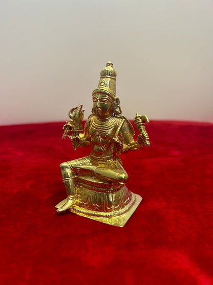 Prasiddh Copper Idols presents panchaloha idol of Kumbhodhara ( Mahaganapathi Visrajana vigraha )