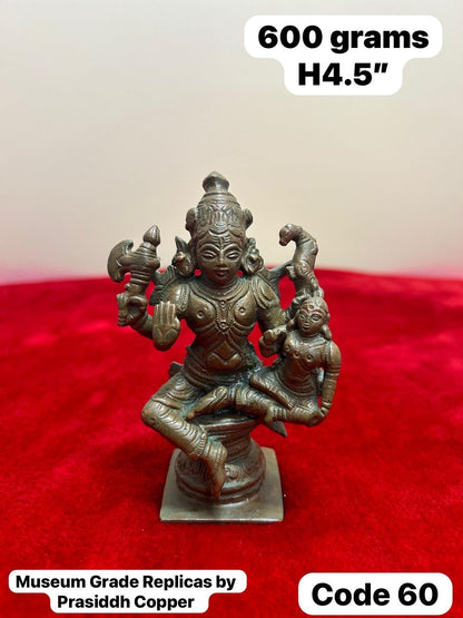 Museum Grade Replicas by Prasiddh Copper -Shiva Parvati