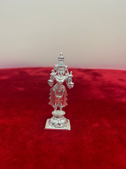 Silver catsed Surya Narayana swamy idol