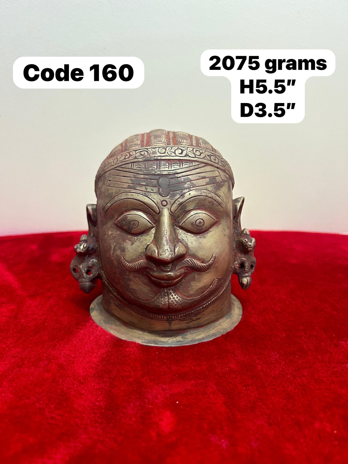 Museum Grade Replicas by Prasiddh Copper - Mukhalinga