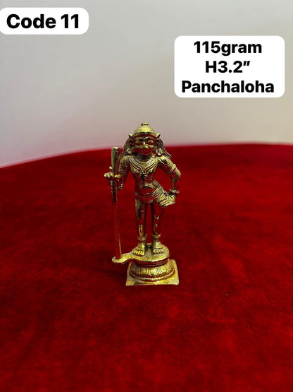 Prasiddh Copper Idols presents panchaloha idol of Subramnya Bala dandayudhapai Palani Murugan