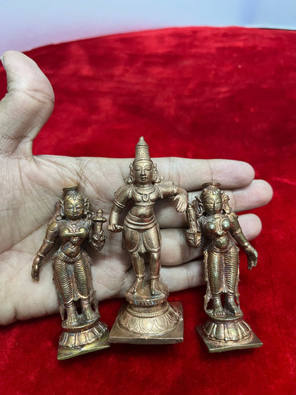 Prasiddh copper idols presents copper idol of rajagopala set