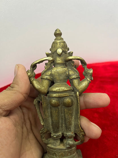 vintage bronze cast Veerabhadra idol