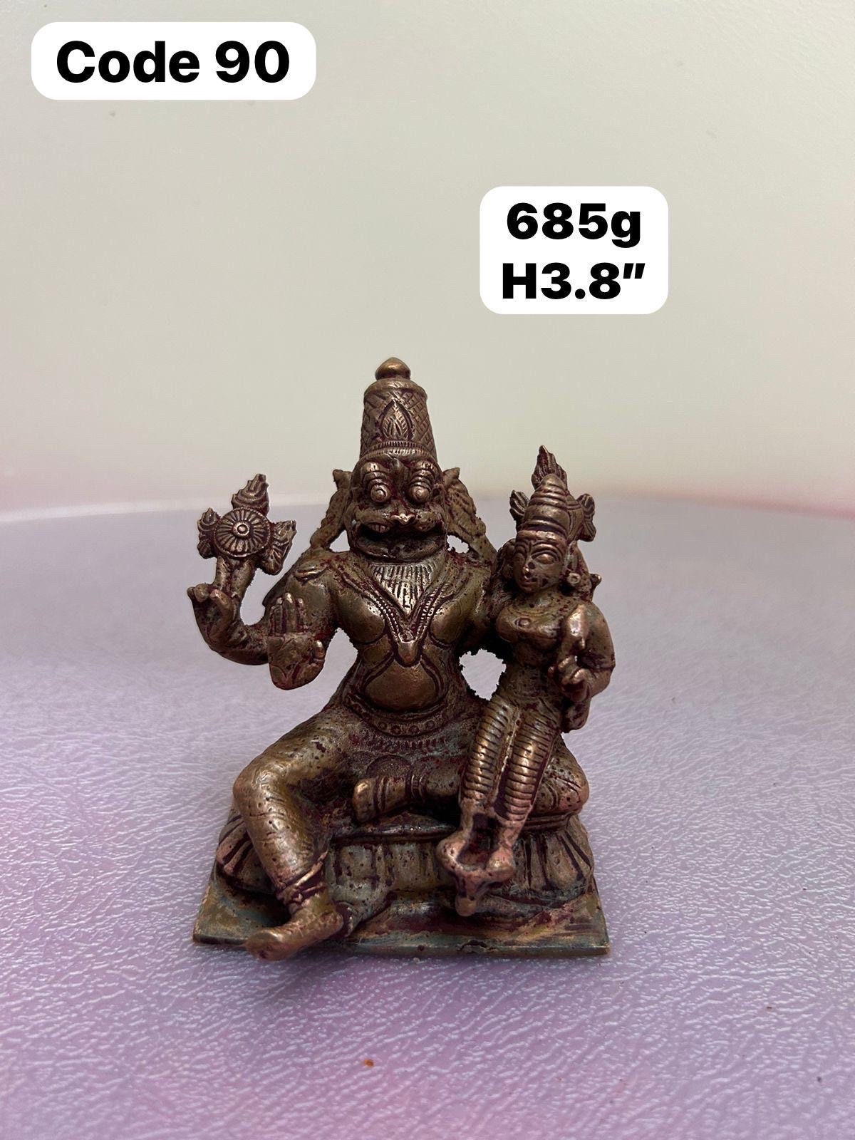 Museum Grade Replicas by Prasiddh Copper - Lakhsmi Narasimha swamy