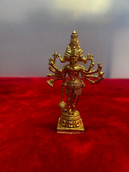 panchaloha anjaneya/hanuman/pancha mukha anjaneya/ standing anjaneya /panchaqmuki hanuman