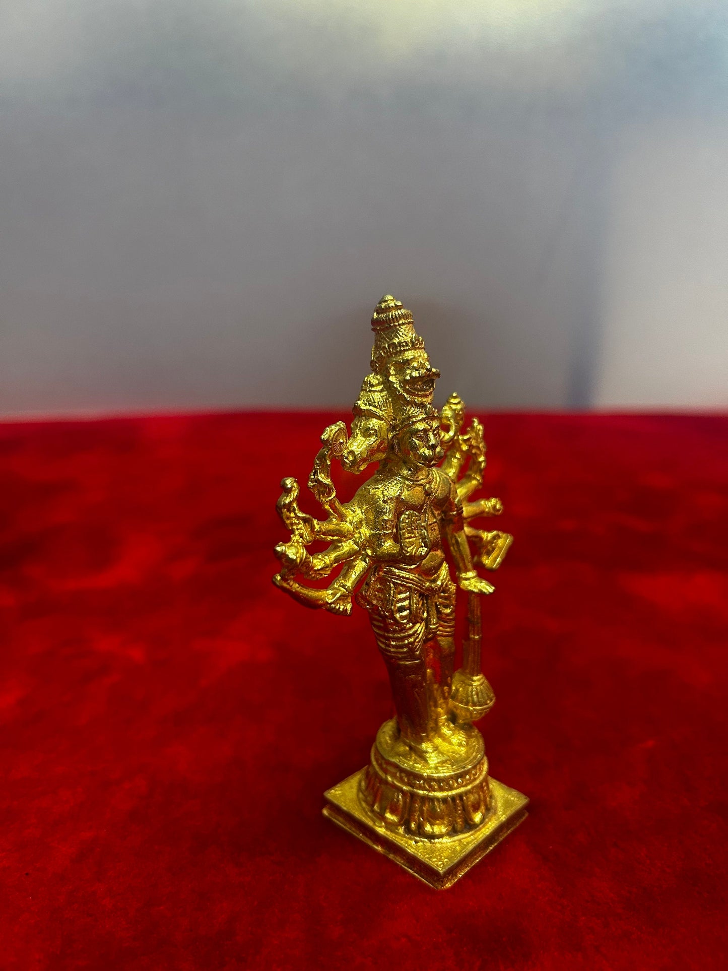 panchaloha anjaneya/hanuman/pancha mukha anjaneya/ standing anjaneya /panchaqmuki hanuman